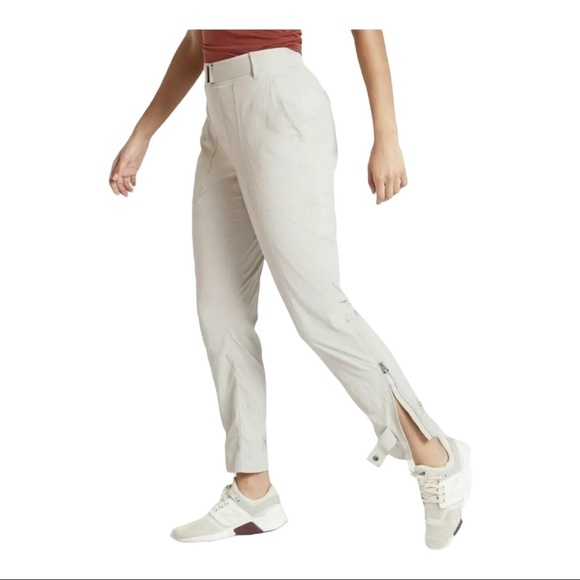 Athleta Birch Trekkie Hiking Pant Stretch Slim-Fit Ripstop Design Activewear - Picture 2 of 9